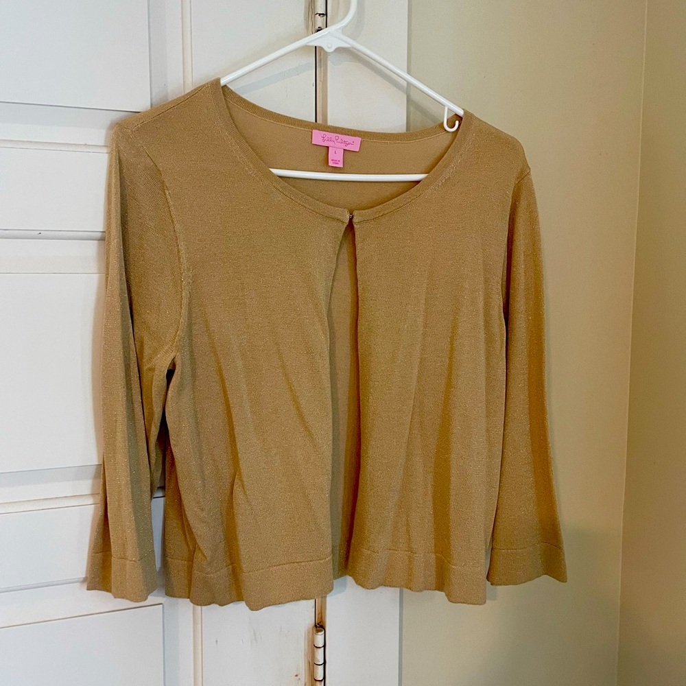 Gently used Lilly Pulitzer cropped cardigan